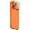 Szkło na obiektyw aparatu Skinarma Magma Full Matte do iPhone 17 Pro Max pomarańczowy